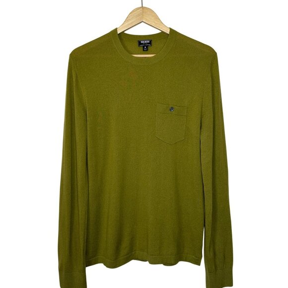 Todd Snyder Premium Cashmere Pocket Sweater Mens Size M Pullover Luxury Classic - Picture 1 of 7